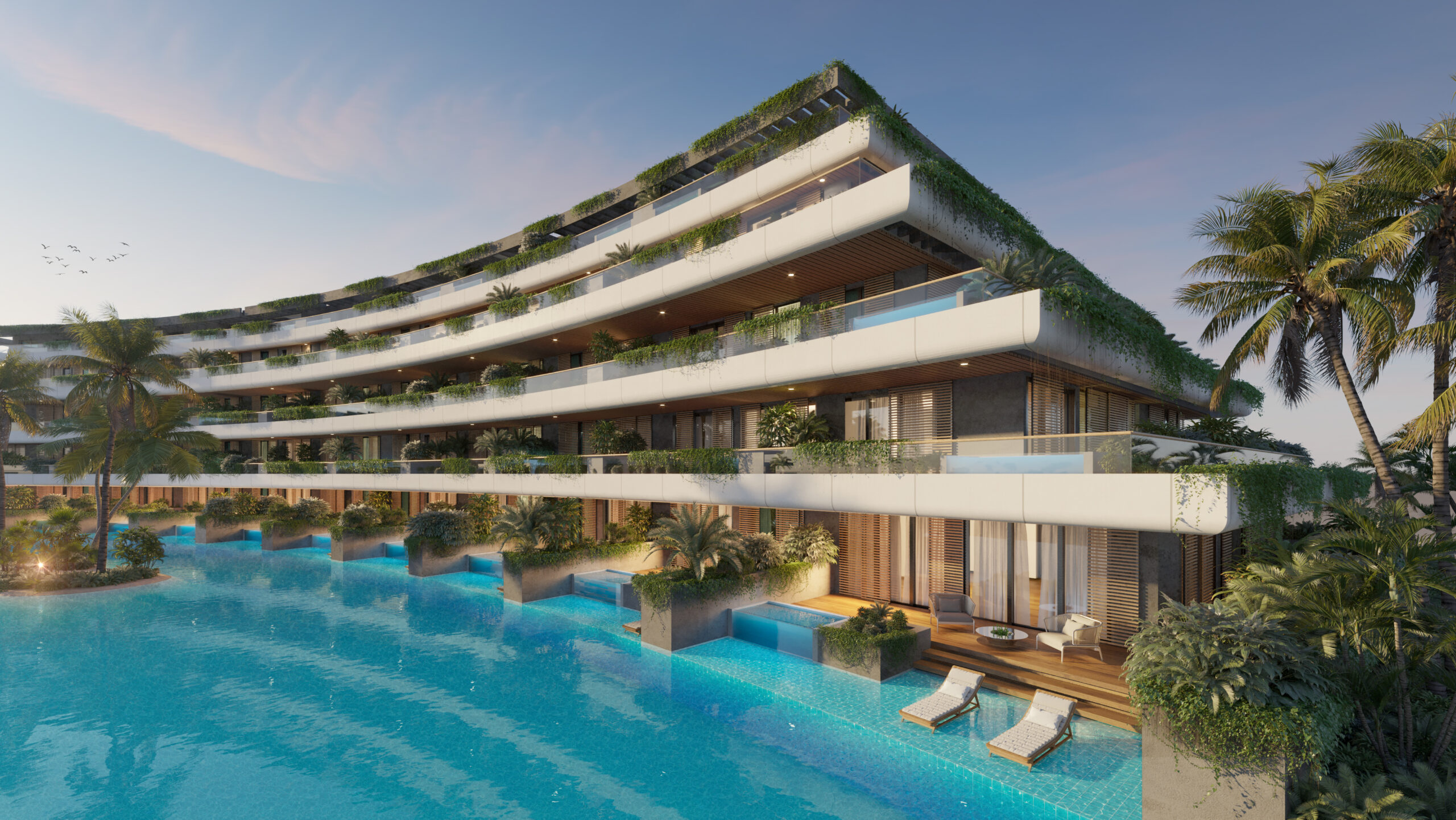 Luxurious condominium with the biggest pool in the caribbean E-101
