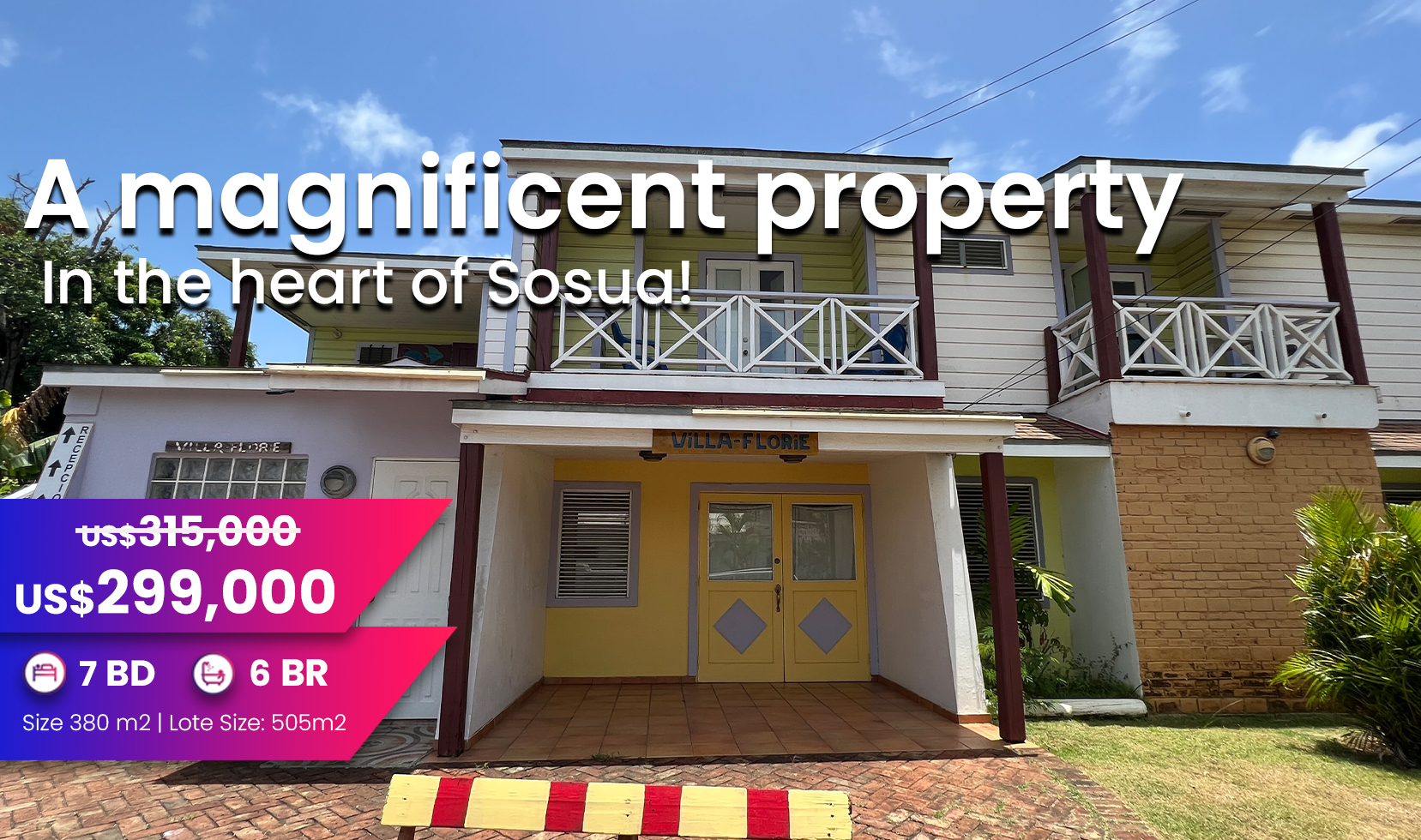 A magnificent property in the heart of Sosua!