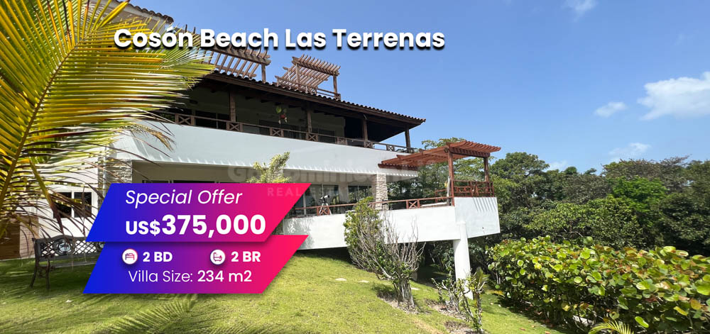 Luxury 2 Bedroom Condo in Coson Beach Las Terrenas with Rental Income Potential