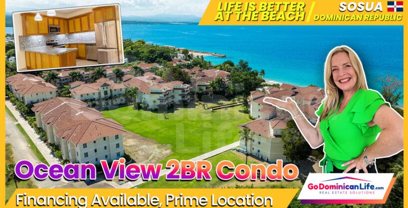 Spectacular two Bedroom Oceanfront Apartment, Sosua # 15-B1