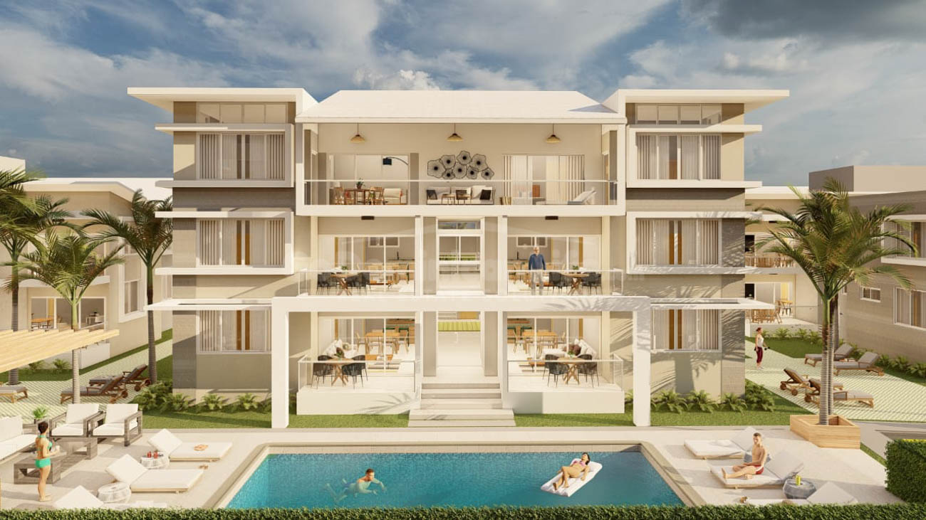 Contemporary Coastal Retreat: Luxurious 2-Bedroom Apartments Steps from the Beach