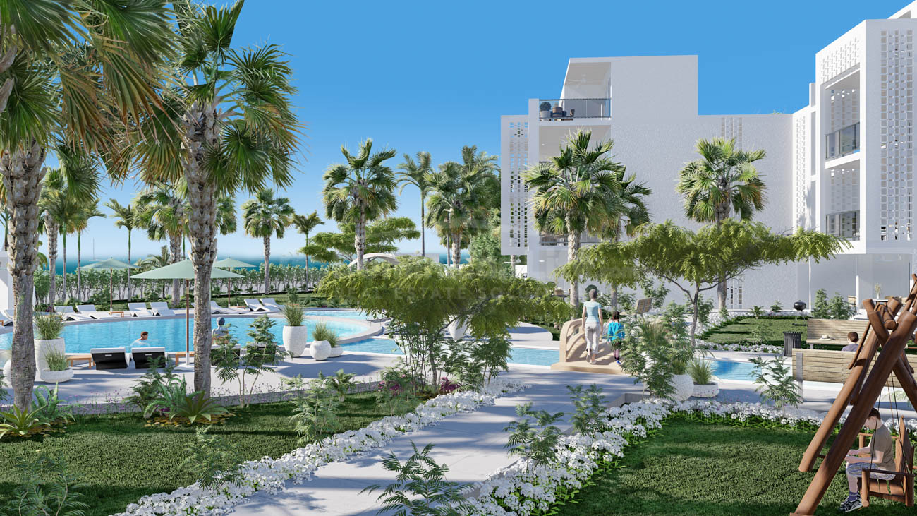 Stunning 2-Bedroom Beachfront Pre-Construction Condo in Las Terrenas 1F