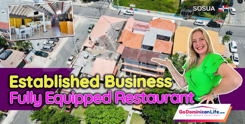 Commercial Gem for Sale: Iconic Restaurant in Sosua