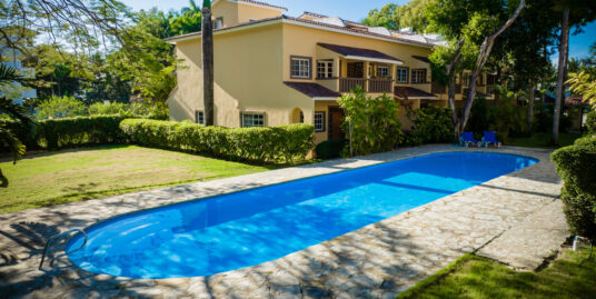 Stylish 2-Bedroom Townhouse with Rooftop Potential in Gated Cabarete Community