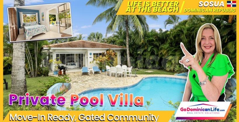 Cozy and Fully Furnished 2-Bedroom Villa with Private Pool in Gated Community