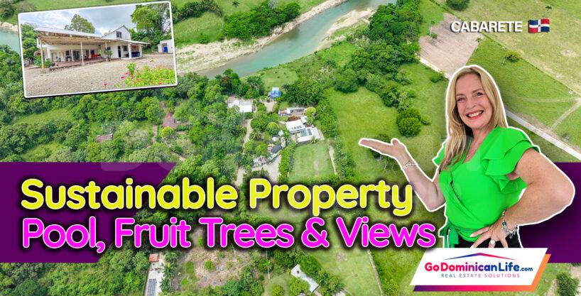 Tranquil Eco-Compound with Fruit Paradise, Pool & River Views
