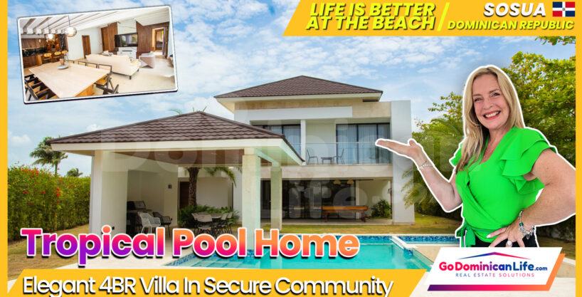 Luxury Two-Level Villa with Private Pool in Premier Gated Community