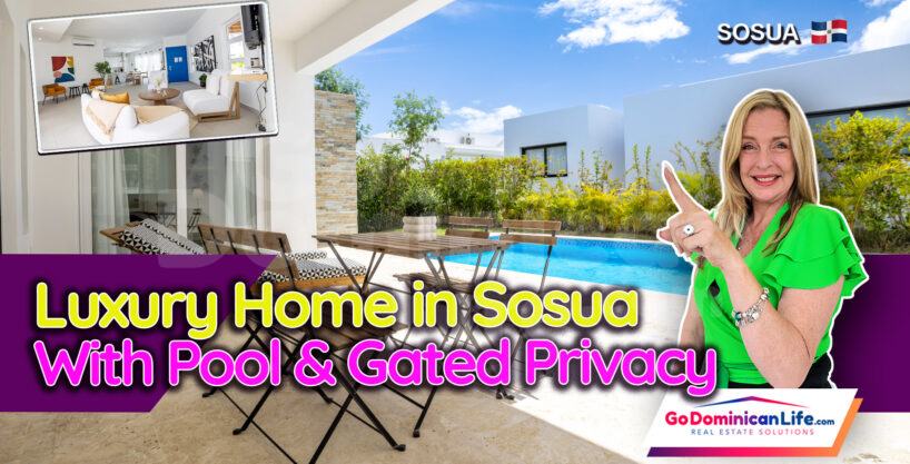 Luxury Villa in Sosúa – Modern Living Steps from the Beach
