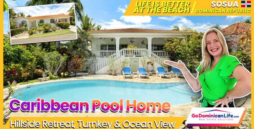 Caribbean Villa with Stunning Views In Sosua