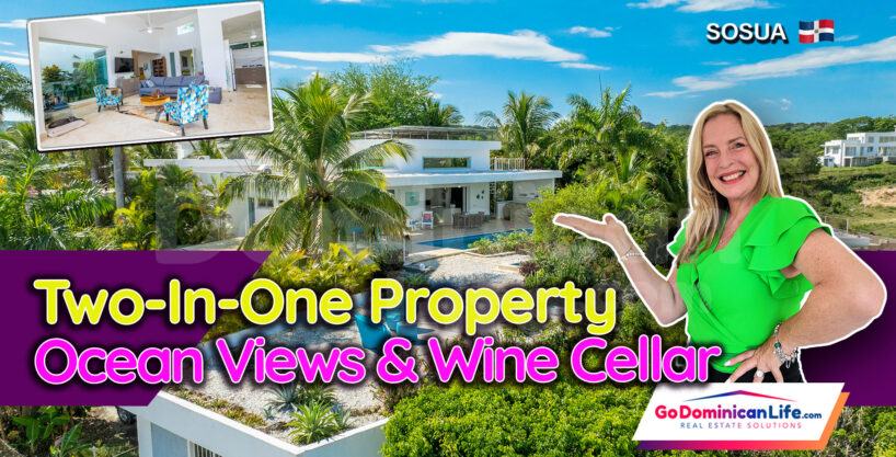 Stunning 5-Bedroom Villa with Ocean Views, Wine Cellar, and Solar Power