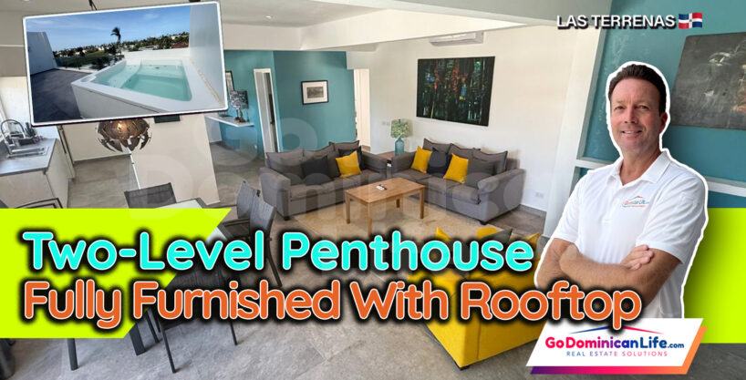 Versatile 2-Level Penthouse with Jacuzzi & Ocean Views Near Popi Beach