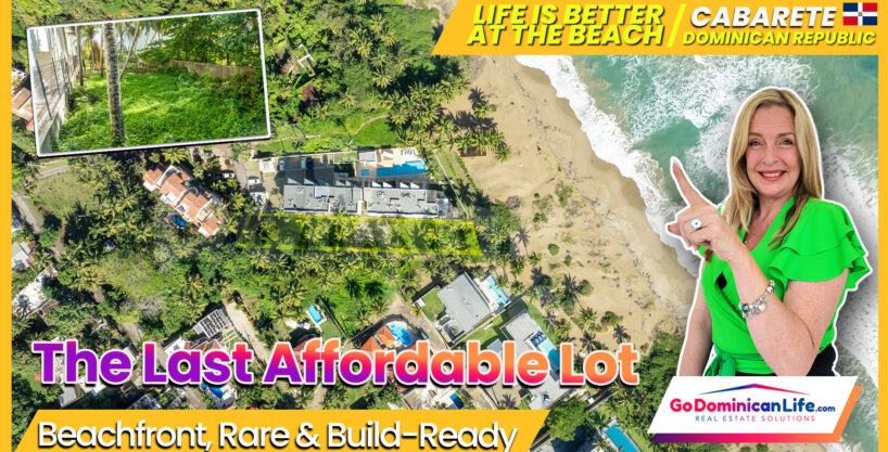 THE LAST GEM OF CABARETE: Prime Beachfront Opportunity