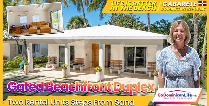 Beachfront Duplex in Gated Community – Perfect for Living, Vacation & Income