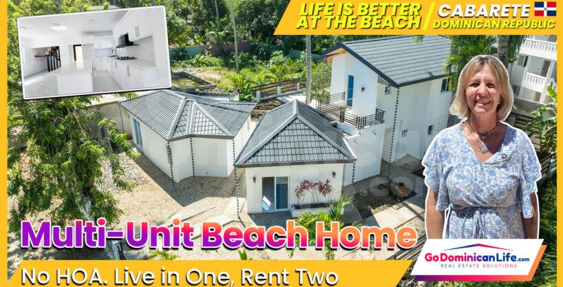 Renovated Home with Independent Studios Near Cabarete – Walk to the Beach