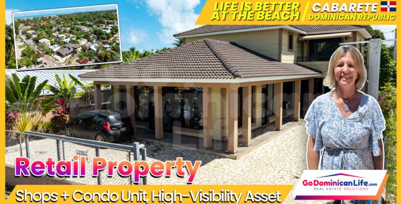 Prime Commercial Building for Sale in the Center of Cabarete